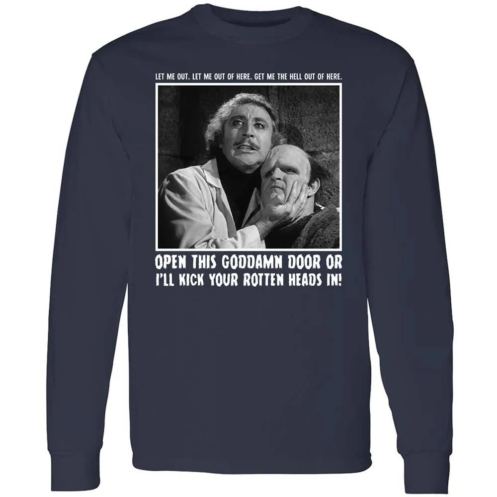 Long Sleeve T-Shirt - 1858FQFS - Navy - 2