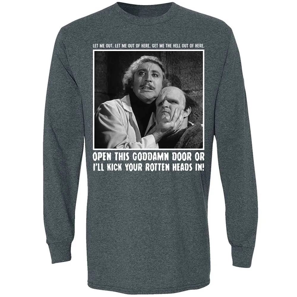 Long Sleeve T-Shirt - 1858FQFS - Dark Heather - 5