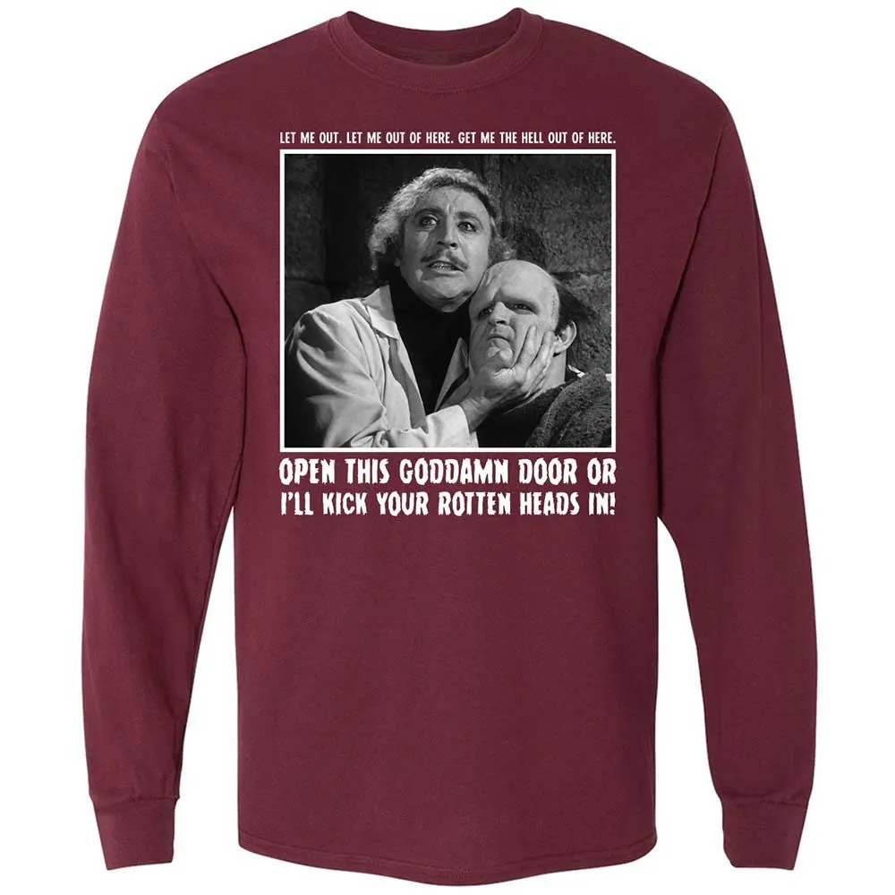 Long Sleeve T-Shirt - 1858FQFS - Maroon - 6