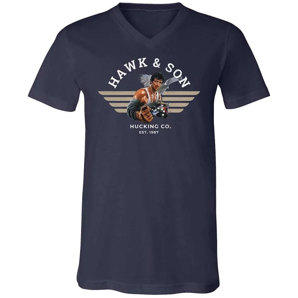 Unisex V-Neck T-Shirt - G827UPAN - Navy - 2