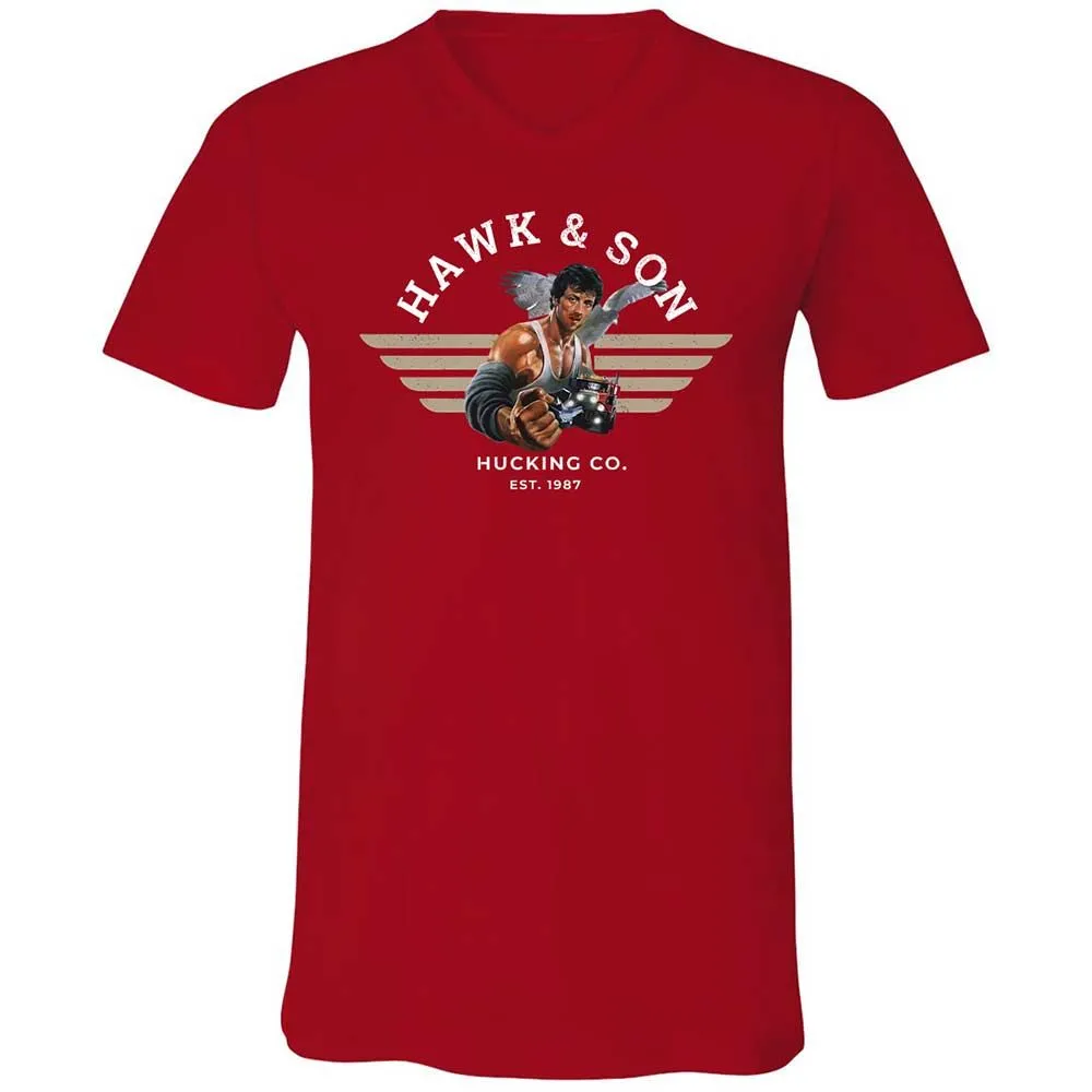 Unisex V-Neck T-Shirt - G827UPAN - Red - 6