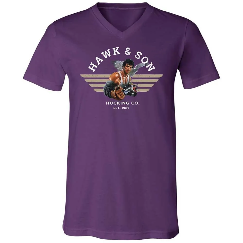 Unisex V-Neck T-Shirt - G827UPAN - Team Purple - 10