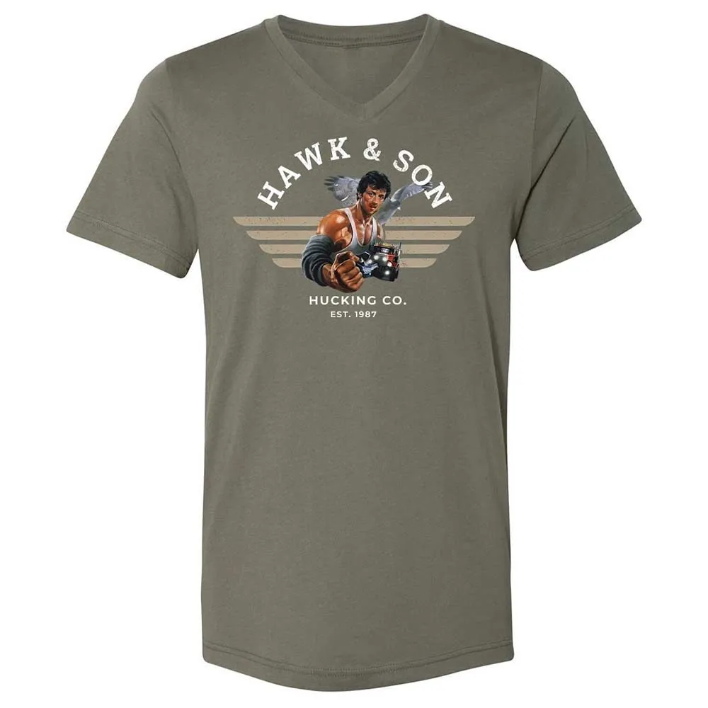 Unisex V-Neck T-Shirt - G827UPAN - Military Green - 11