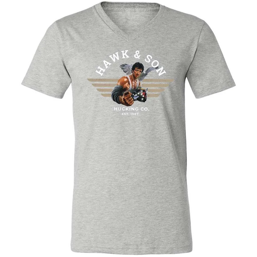 Unisex V-Neck T-Shirt - G827UPAN - Athletic Heather - 15