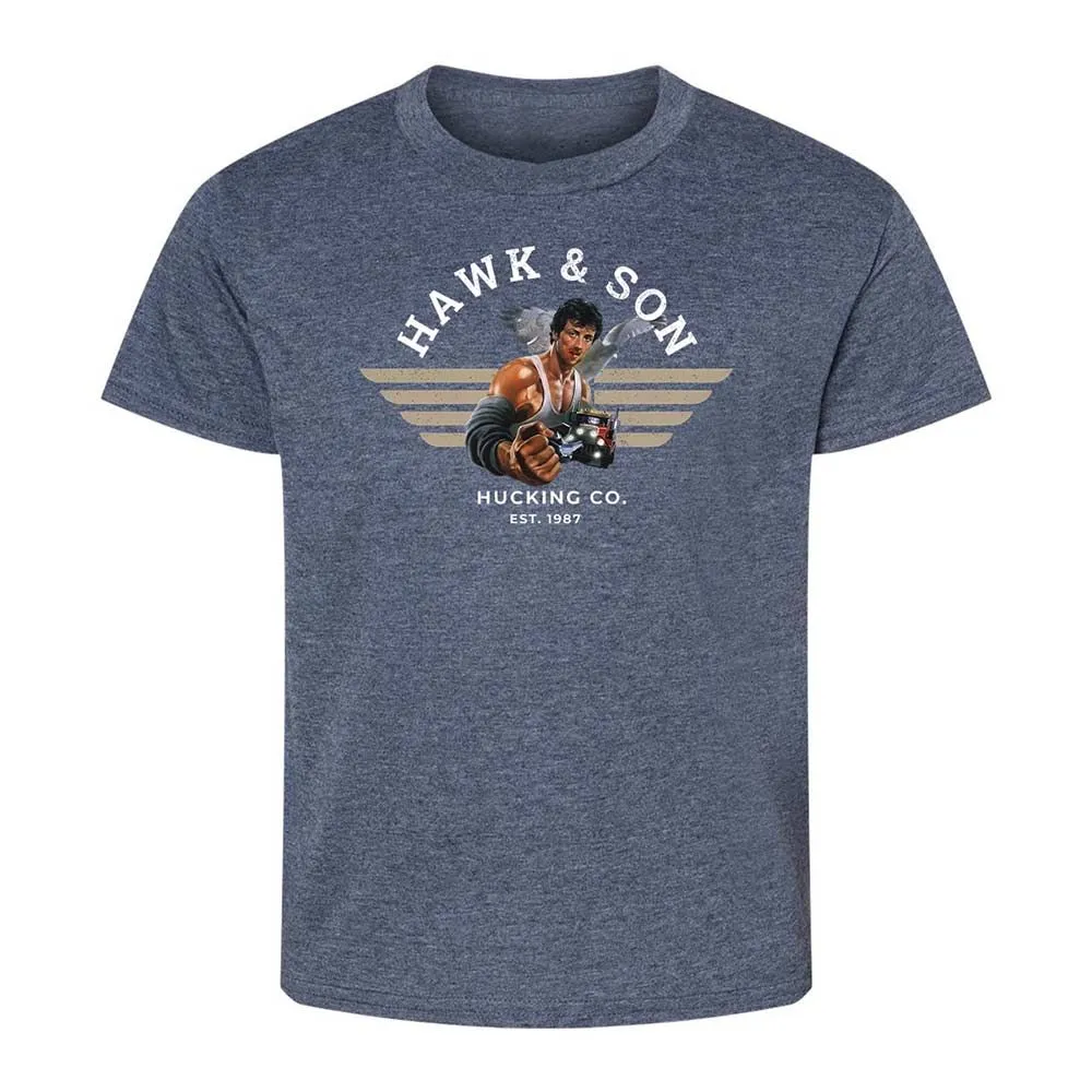 Kids T-Shirt - B5512QWH - Heather Navy - 9
