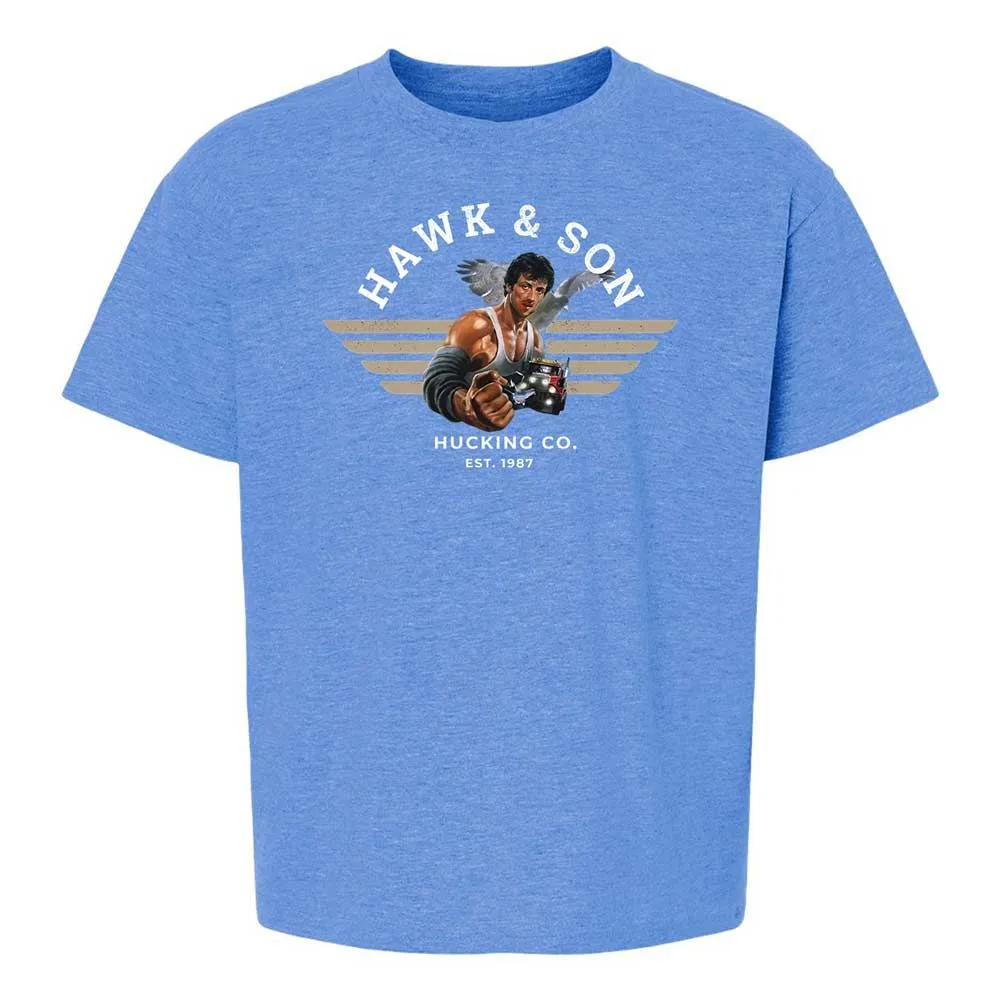 Kids T-Shirt - B5512QWH - Heather Royal - 13