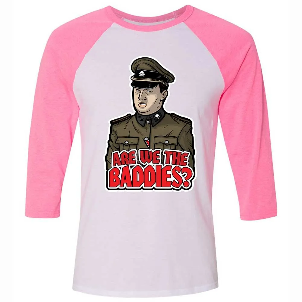 Unisex 3/4 Baseball Tee - DVV932QJ - White/Neon Pink - 12