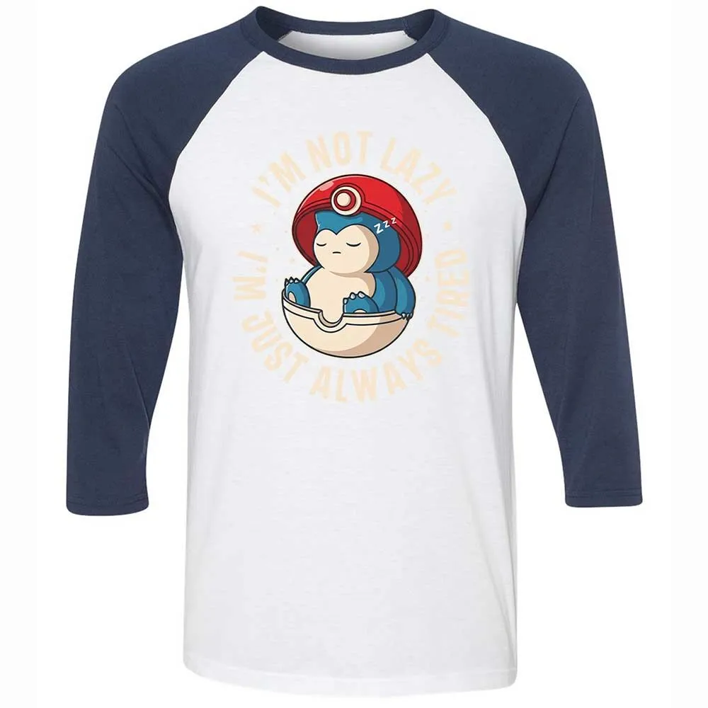 Unisex 3/4 Baseball Tee - N4Q4J2HX - White/Navy - 8