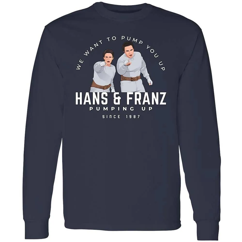 Long Sleeve T-Shirt - WY1SZX9L - Navy - 2