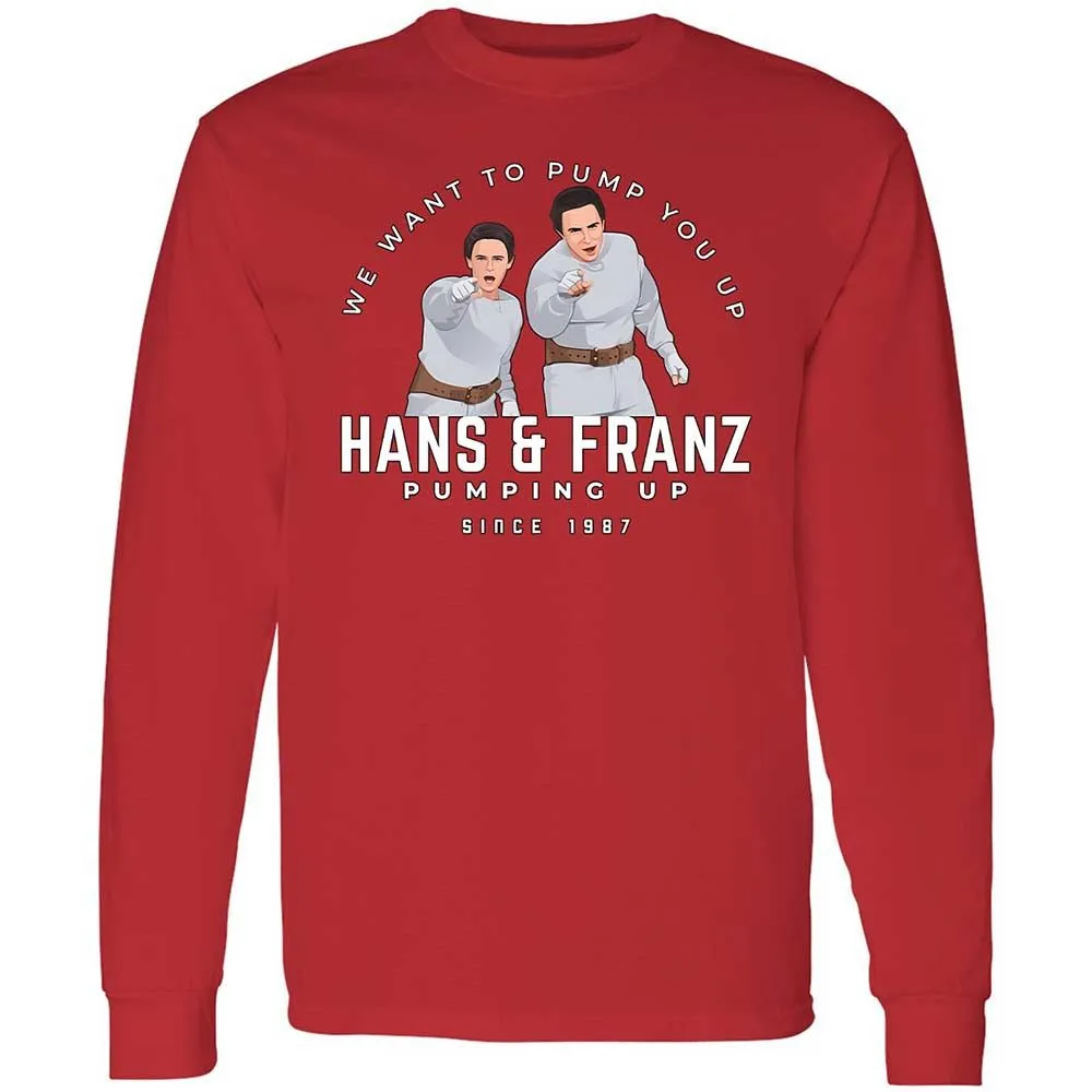 Long Sleeve T-Shirt - WY1SZX9L - Red - 11