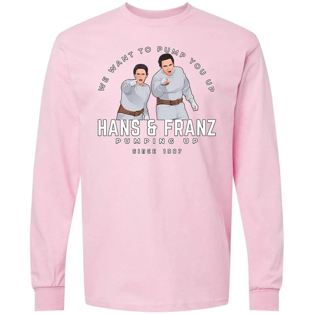 Long Sleeve T-Shirt - WY1SZX9L - Light Pink - 16