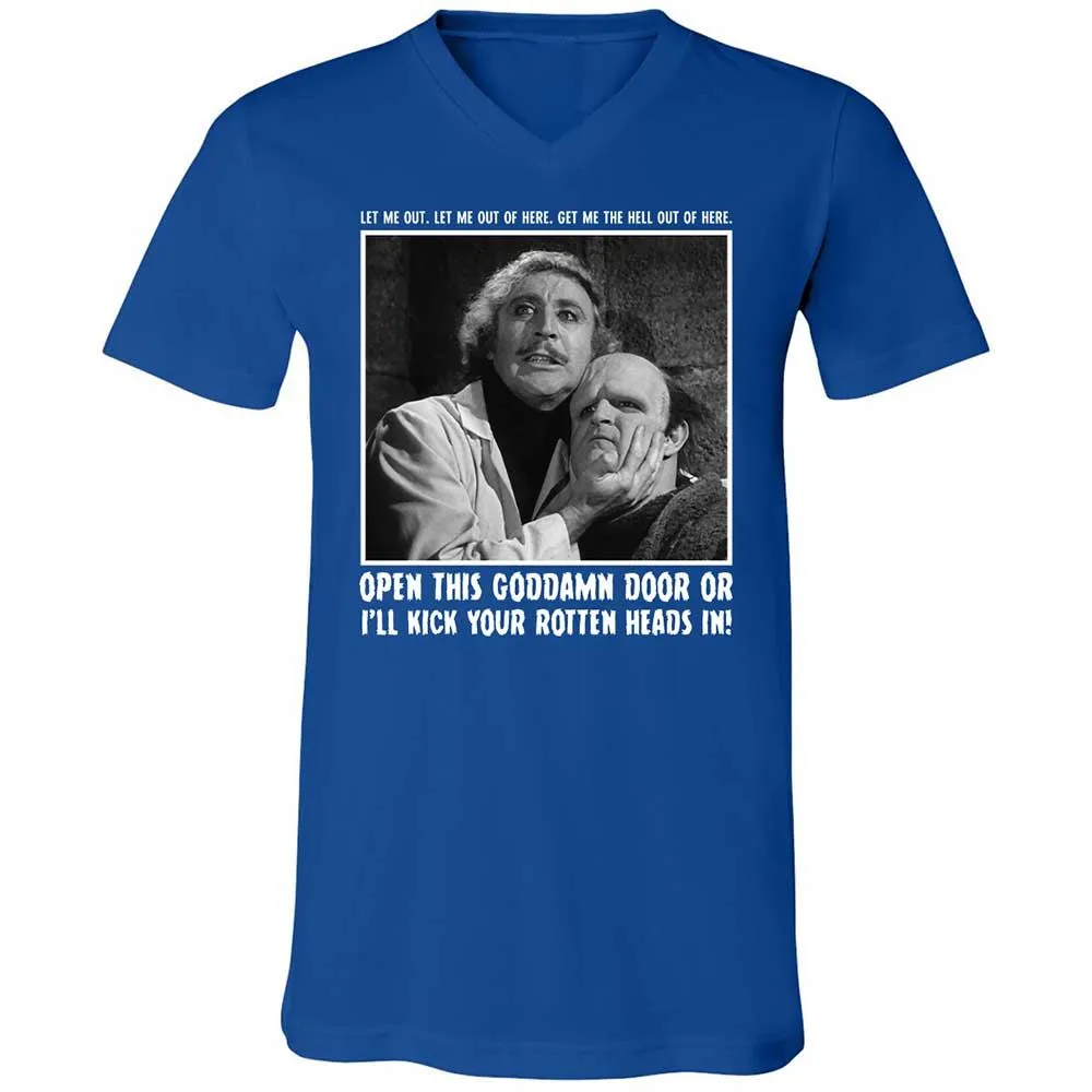 Unisex V-Neck T-Shirt - FU8ECDG2 - True Royal - 4