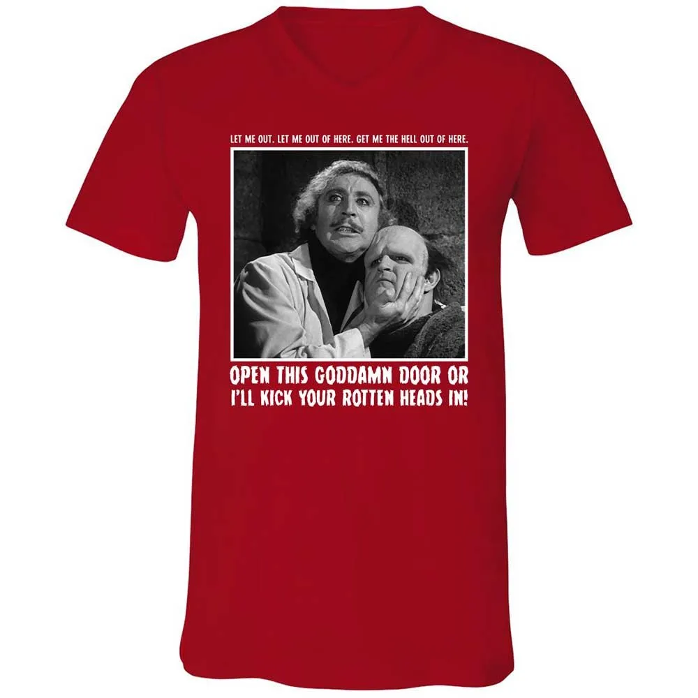 Unisex V-Neck T-Shirt - FU8ECDG2 - Red - 6