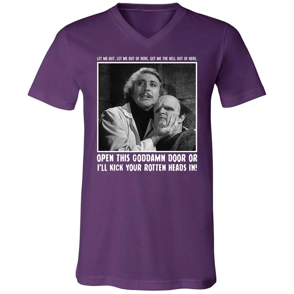 Unisex V-Neck T-Shirt - FU8ECDG2 - Team Purple - 10