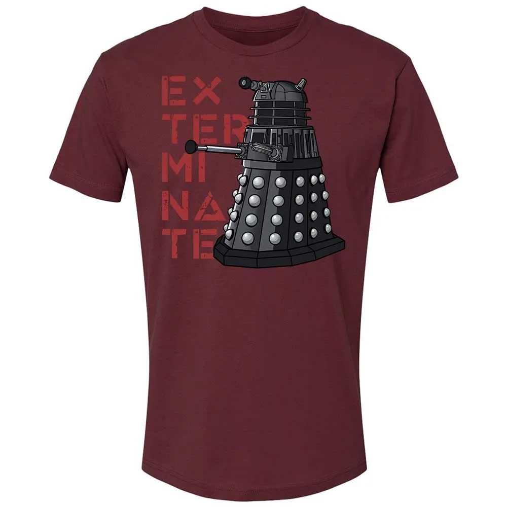 Dalek Exterminate - Maroon - 19