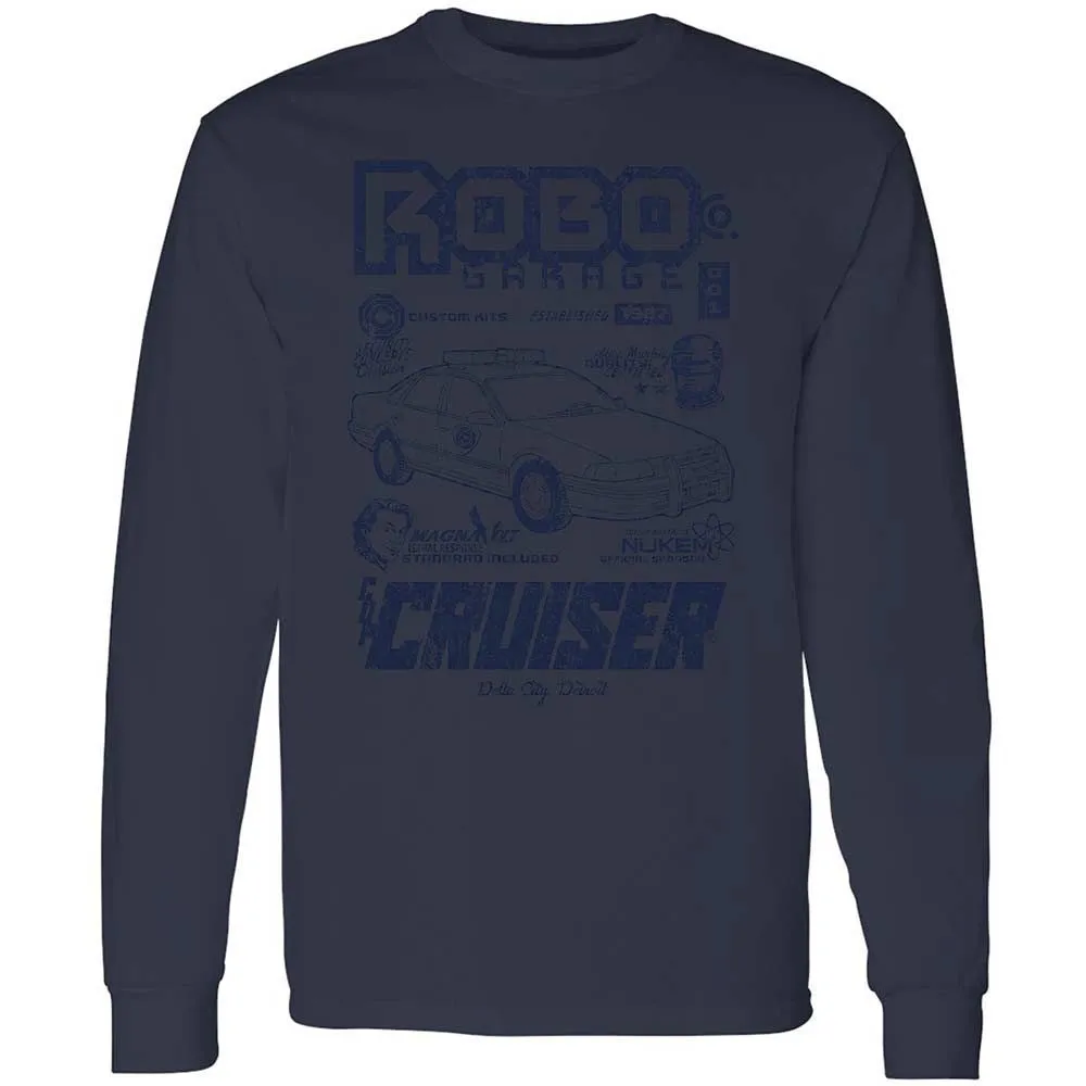 Long Sleeve T-Shirt - VY4LT7FK - Navy - 13