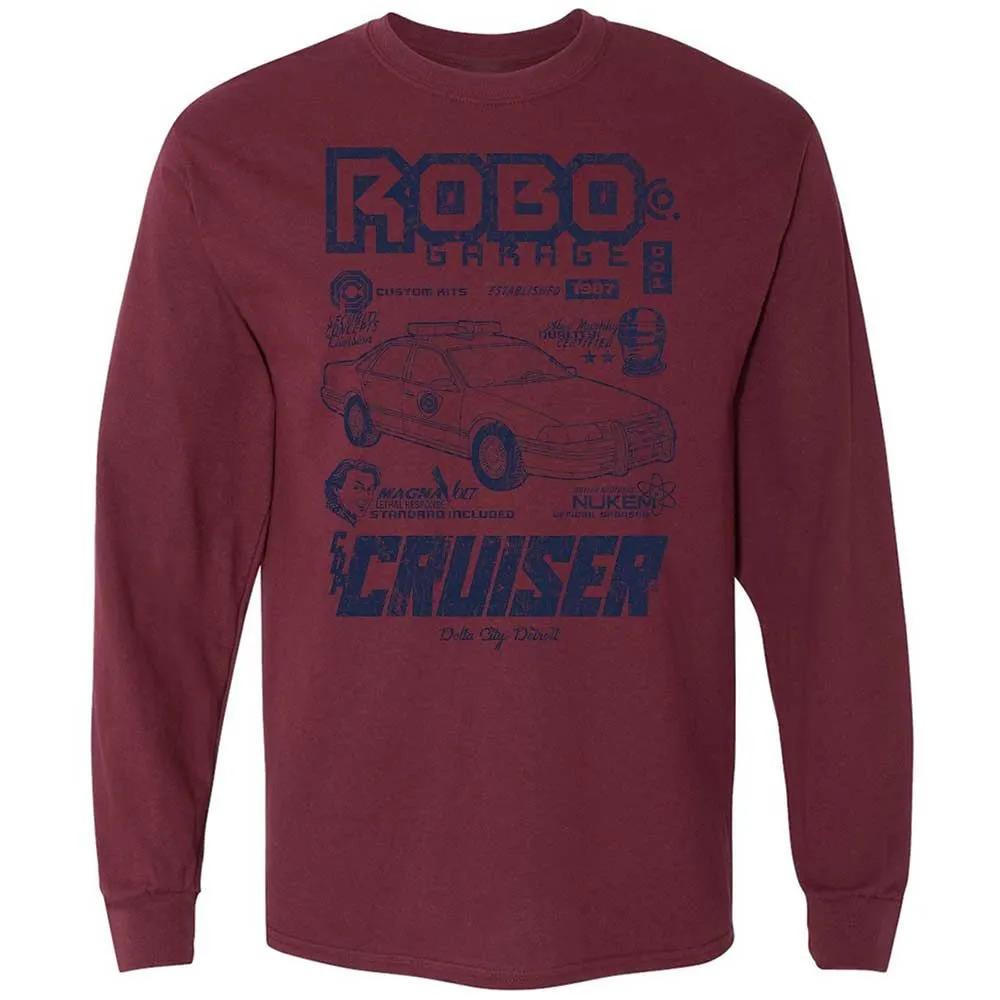 Long Sleeve T-Shirt - VY4LT7FK - Maroon - 16