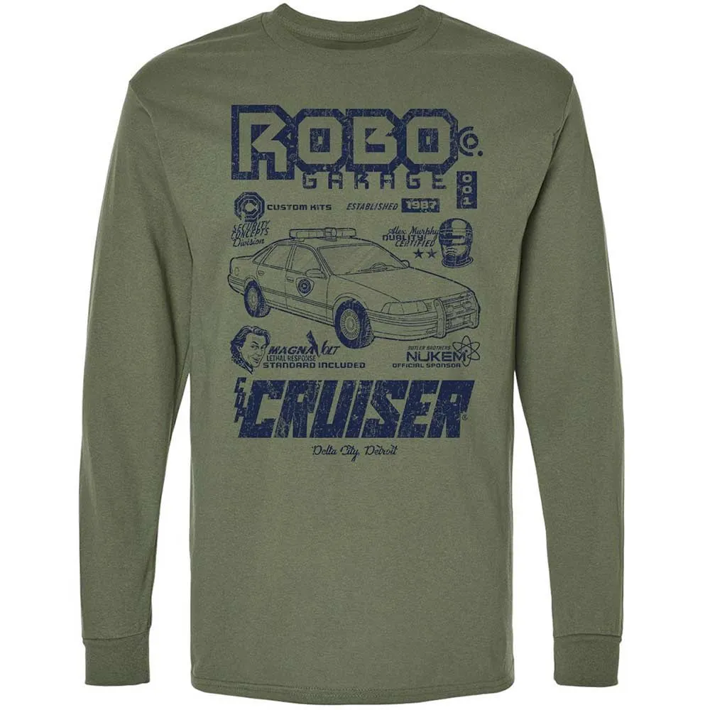 Long Sleeve T-Shirt - VY4LT7FK - Military Green - 19