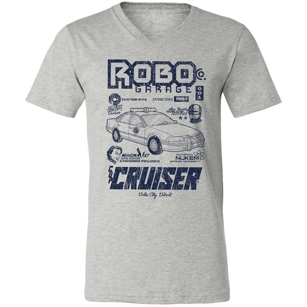 Unisex V-Neck T-Shirt - FU7SPXAV - Athletic Heather - 2