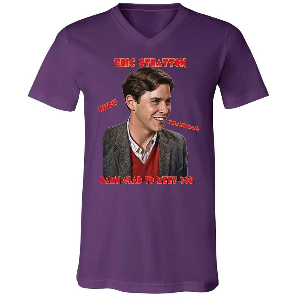 Unisex V-Neck T-Shirt - SM8J7LJV - Team Purple - 10