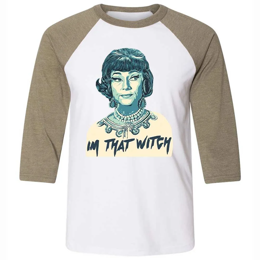 I'm that witch - White/Heather Olive - 4