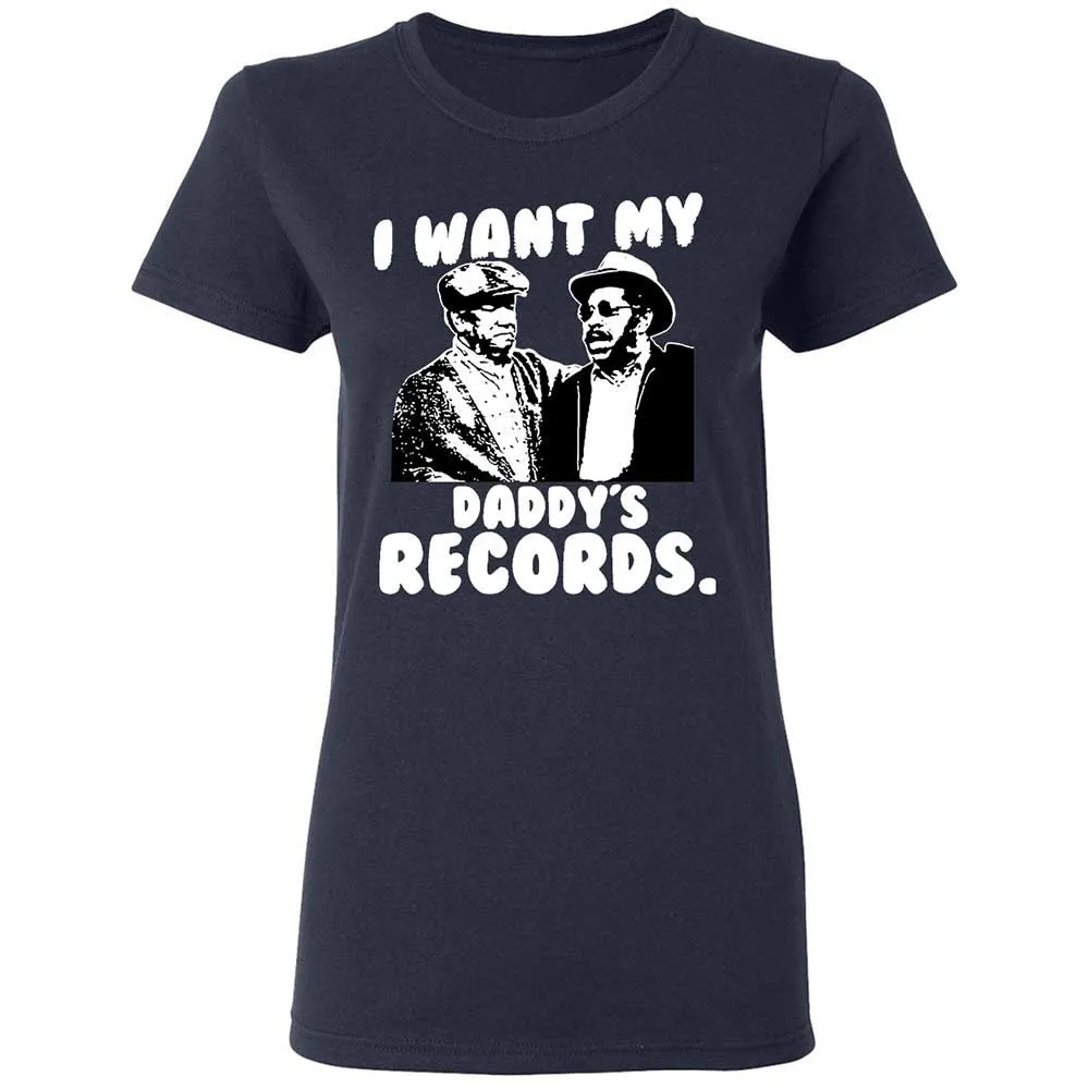 I Want My Daddy's Records - Navy - 2