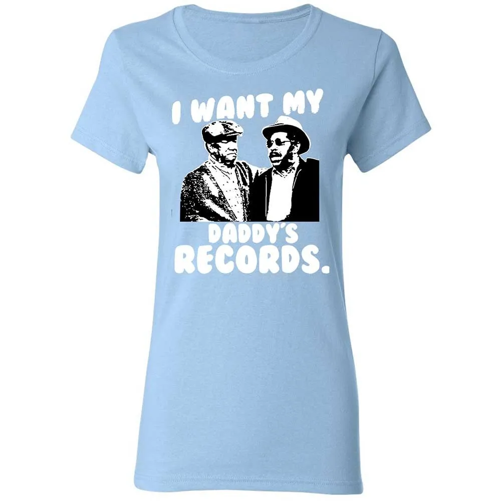 I Want My Daddy's Records - Light Blue - 13