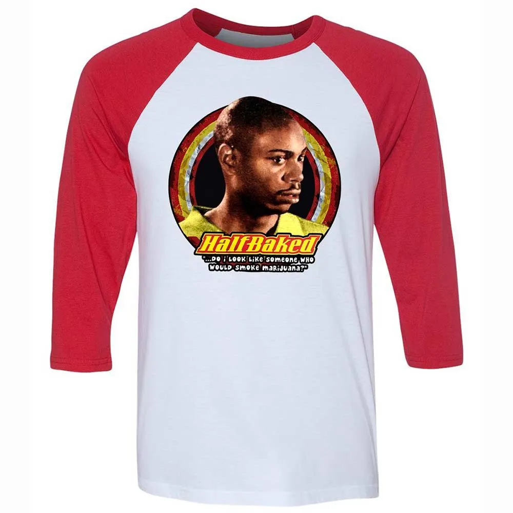 Unisex 3/4 Baseball Tee - 8LEX1AE1 - White/Red - 9