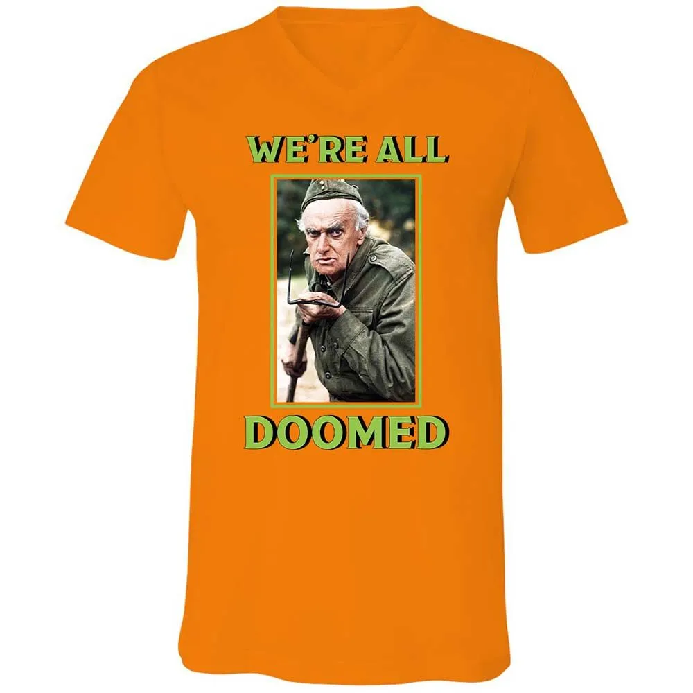 Unisex V-Neck T-Shirt - TC4U2W48 - Orange - 7
