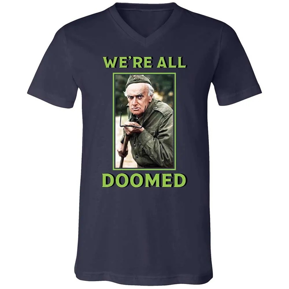 Unisex V-Neck T-Shirt - TC4U2W48 - Navy - 12