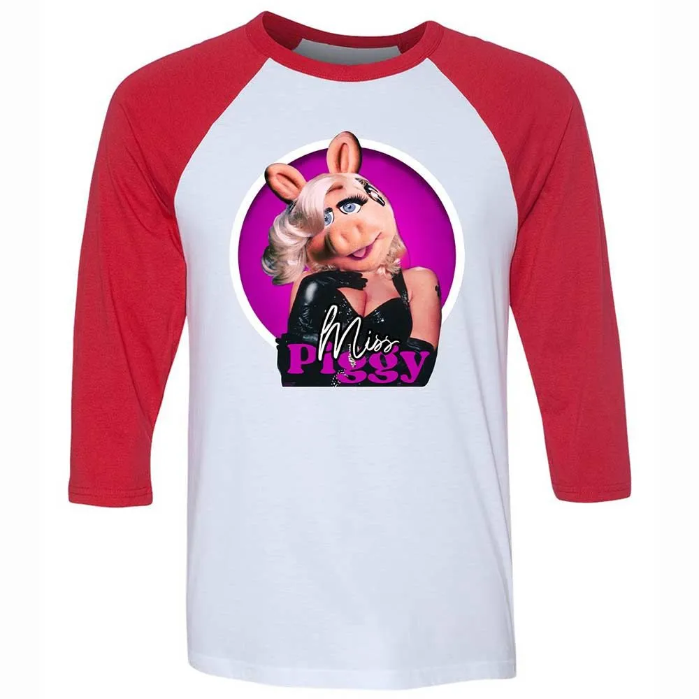 Unisex 3/4 Baseball Tee - LMEGG2W4 - White/Red - 9