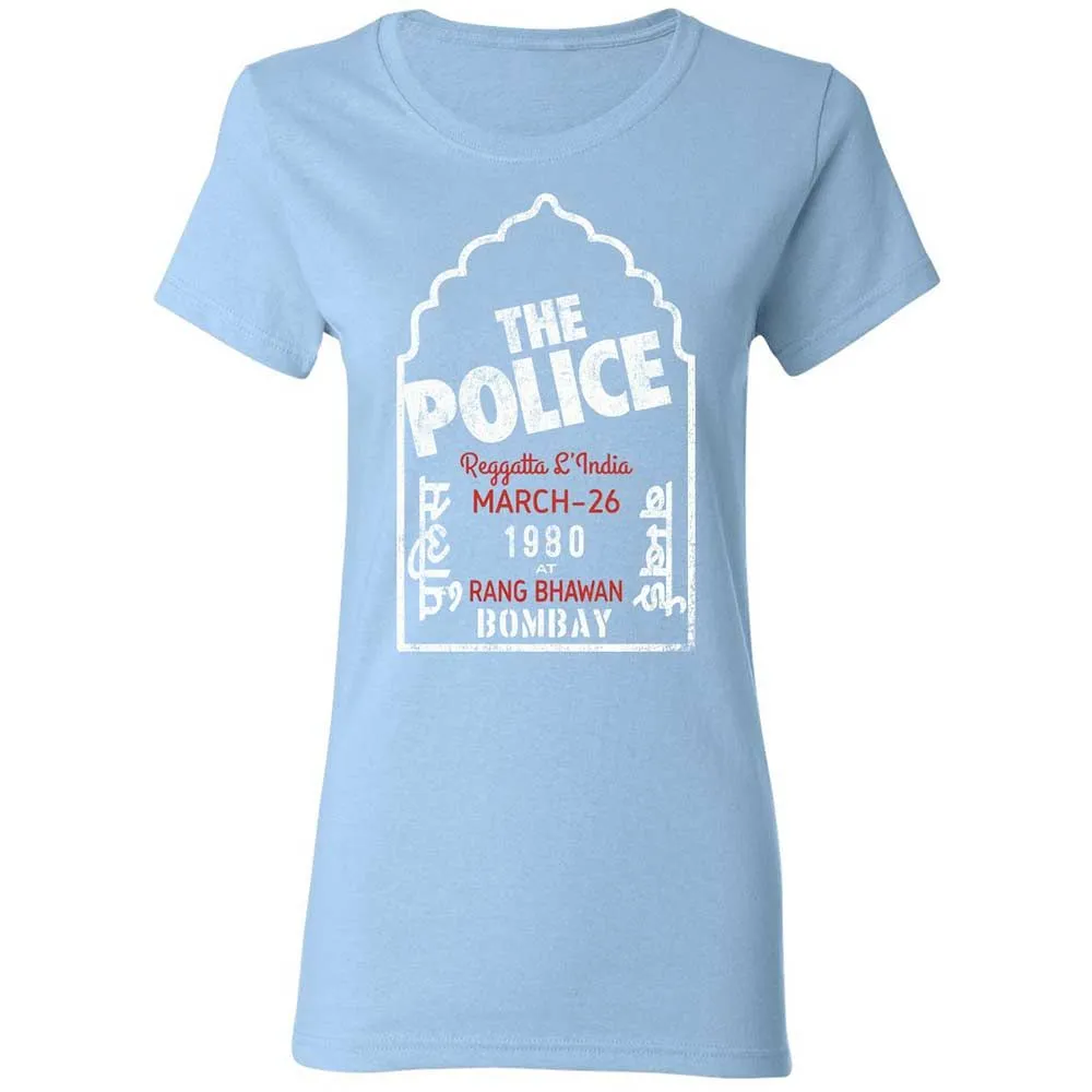 Women's T-Shirt - J8ZW1P83 - Light Blue - 13