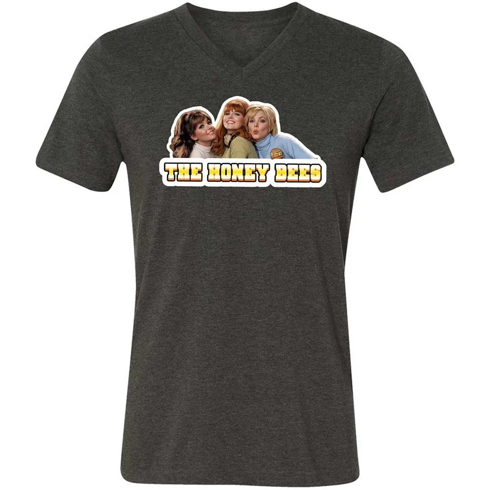 Unisex V-Neck T-Shirt - EU36JY3F - Dark Grey Heather - 9