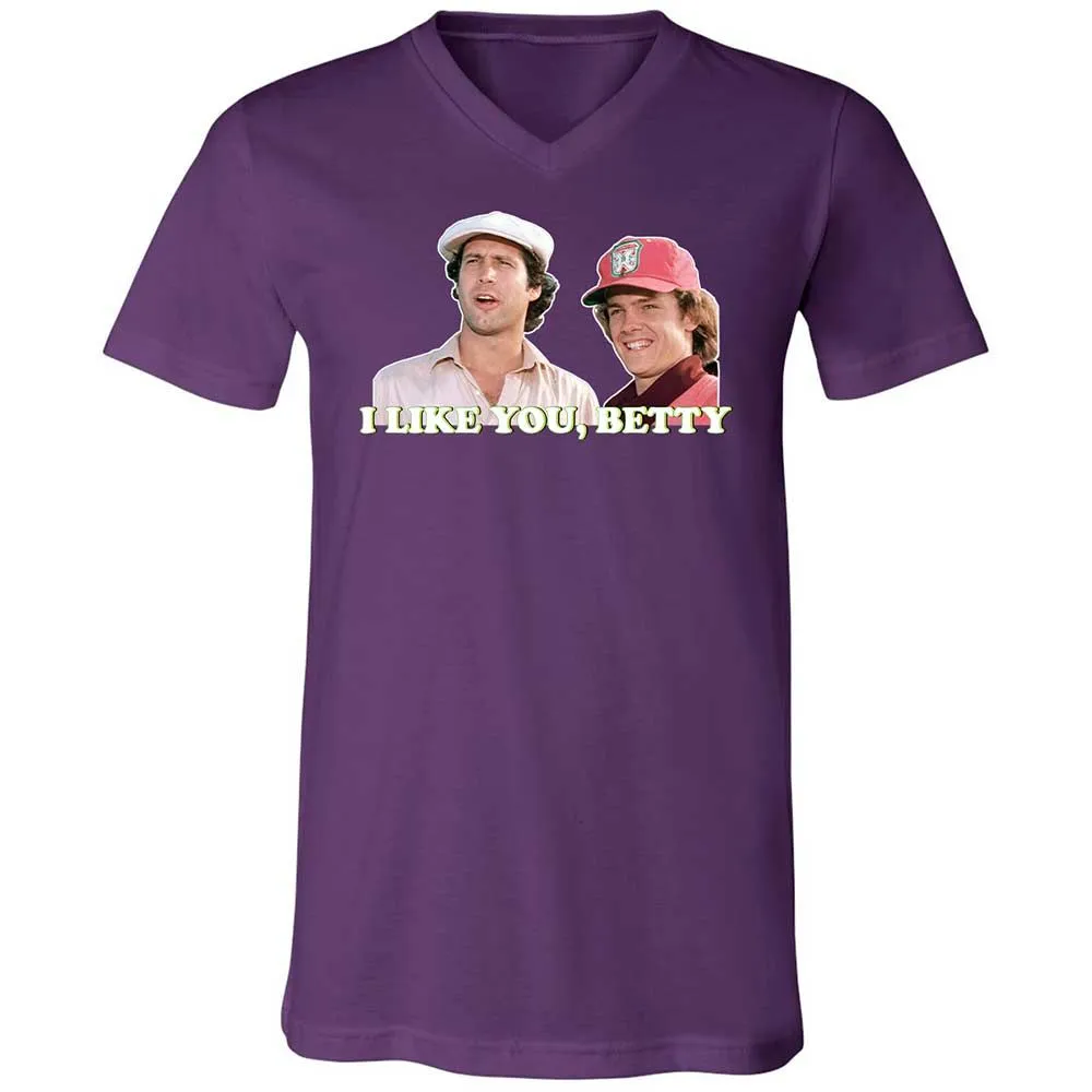 Unisex V-Neck T-Shirt - ZE3LN7TP - Team Purple - 10