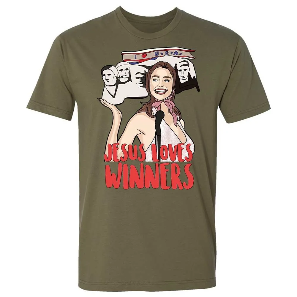 He Loves Winners - Military Green - 12
