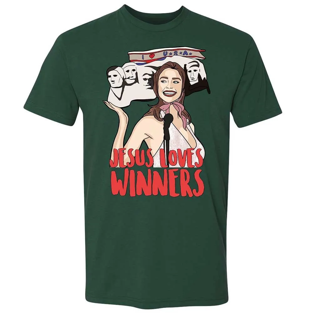 He Loves Winners - Forest Green - 16