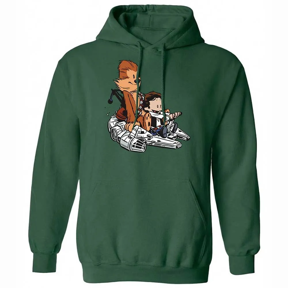 Han and Chewie - Forest Green - 16