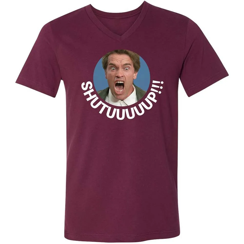 Unisex V-Neck T-Shirt - LFE3XA4A - Maroon - 8