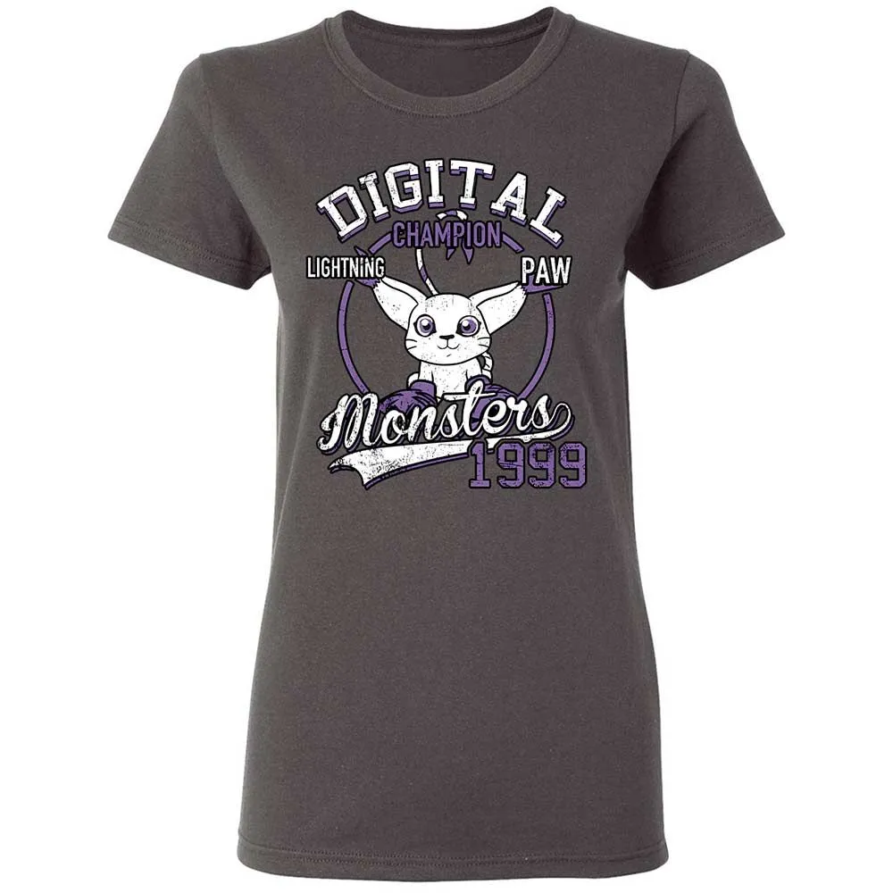 Women's T-Shirt - DZKYRWD7 - Charcoal - 4