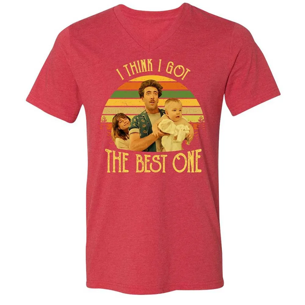 Unisex V-Neck T-Shirt - U8265BWB - Heather Red - 7