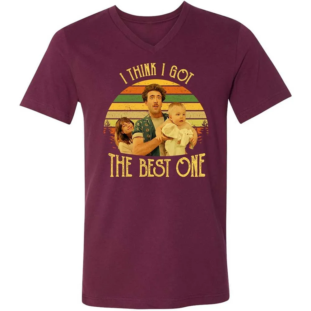 Unisex V-Neck T-Shirt - U8265BWB - Maroon - 8