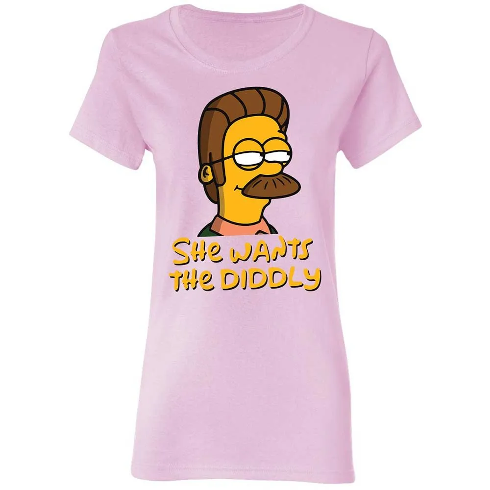 She Wants The Diddly - Light Pink - 3