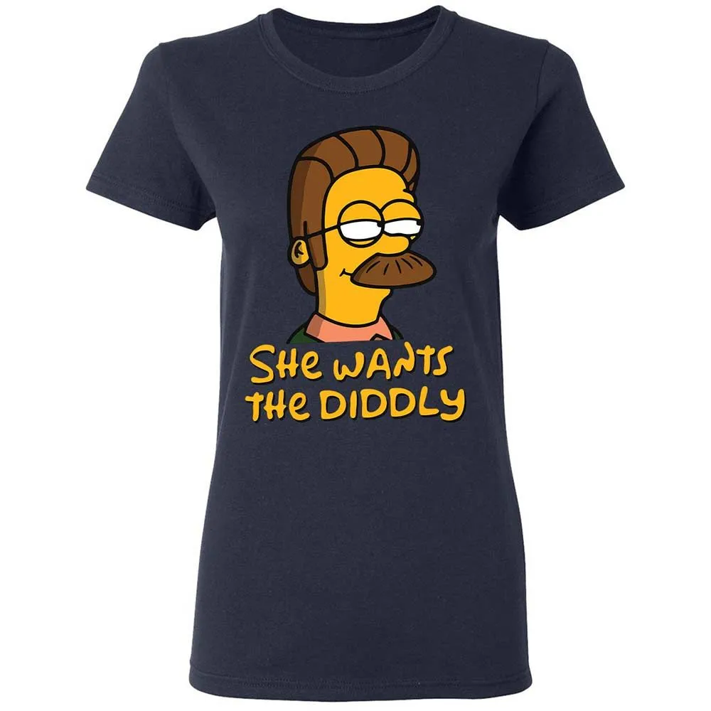 She Wants The Diddly - Navy - 14