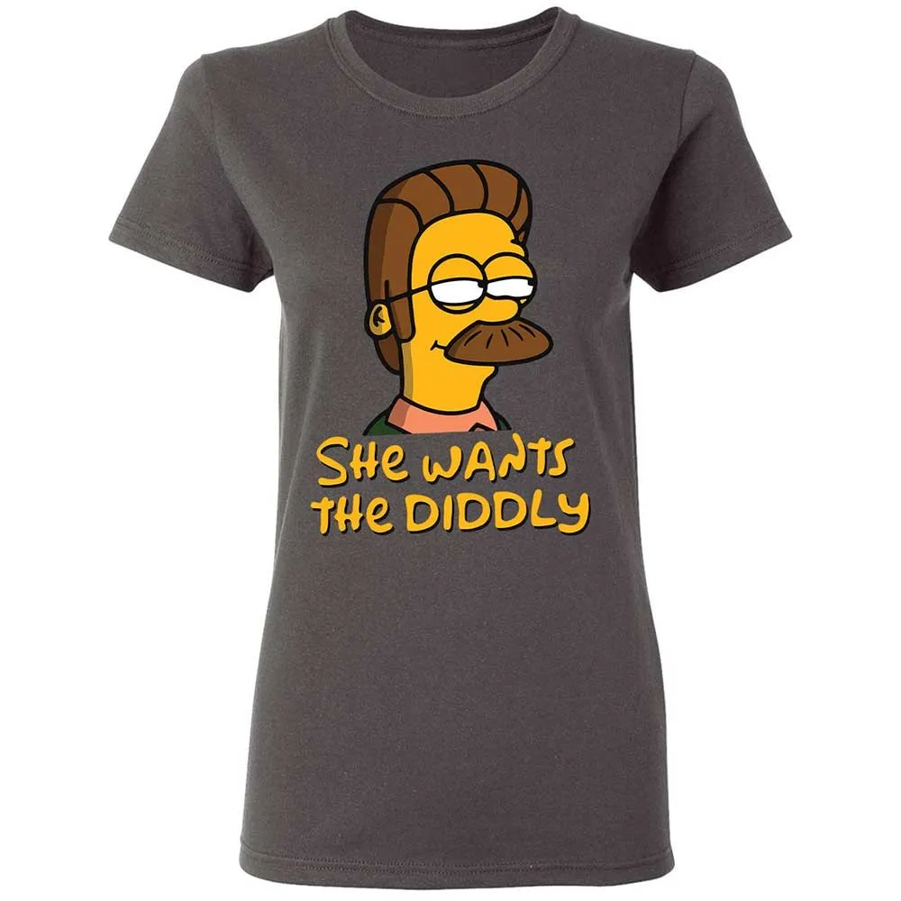 She Wants The Diddly - Charcoal - 15