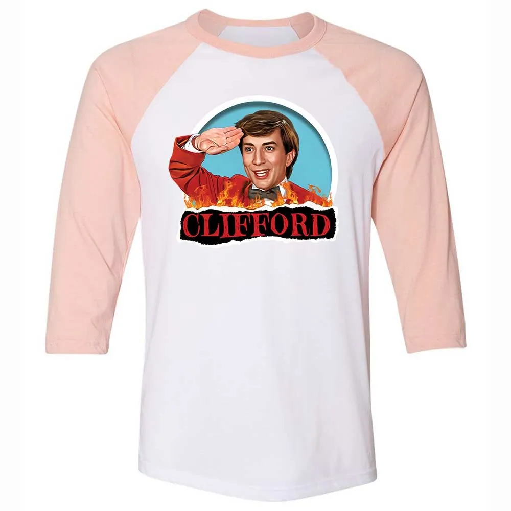 Unisex 3/4 Baseball Tee - Z1VX9F11 - White/Heather Peach - 5