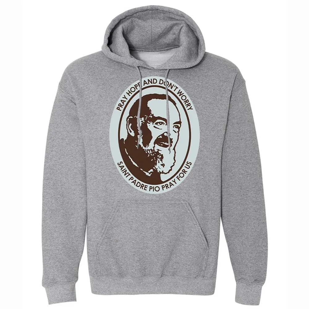 Pray, Hope, and Don't Worry - Graphite Heather - 17