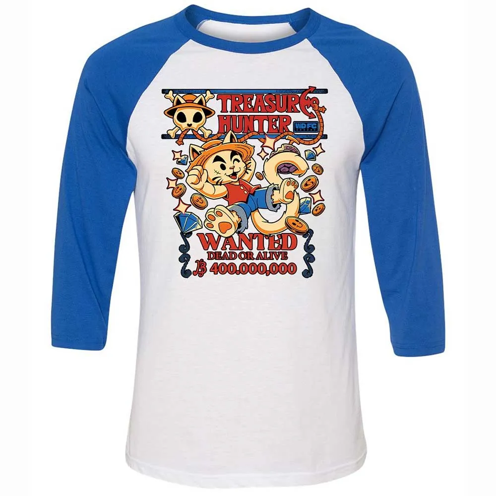Unisex 3/4 Baseball Tee - 5P4SXY51 - White/True Royal - 10