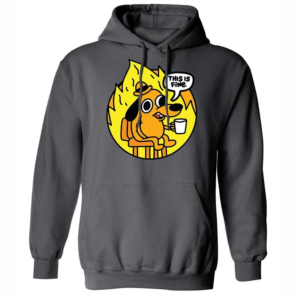 This is Fine - Charcoal - 20