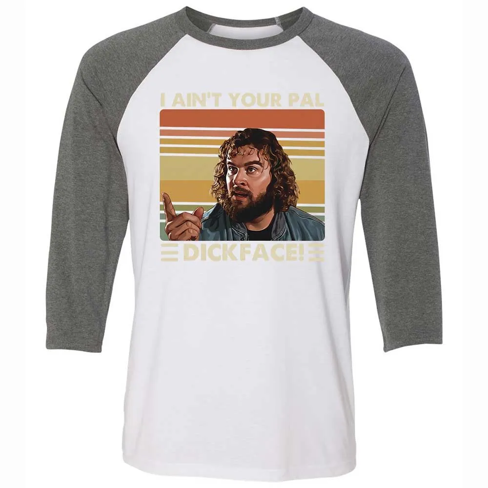 Unisex 3/4 Baseball Tee - RDEPA9SK - White/Deep Heather - 11