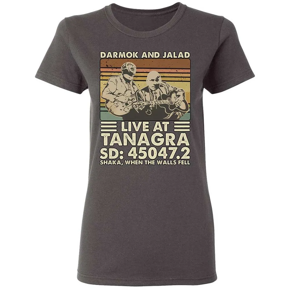 Women's T-Shirt - QCJYLHTQ - Charcoal - 4